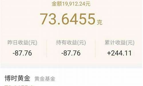 支付宝黄金大盘怎么看(支付宝黄金如何看买入价格)_https://www.tuogunzhijia.com_内盘期货_第1张