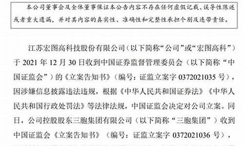 st宏图最新消息公告(st宏图重组最新消息)_https://www.tuogunzhijia.com_黄金期货_第1张