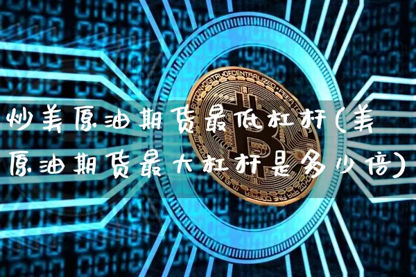 炒美原油期货最低杠杆(美原油期货最大杠杆是多少倍)_https://www.tuogunzhijia.com_国际期货_第1张