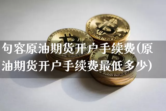 句容原油期货开户手续费(原油期货开户手续费最低多少)_https://www.tuogunzhijia.com_原油期货_第1张