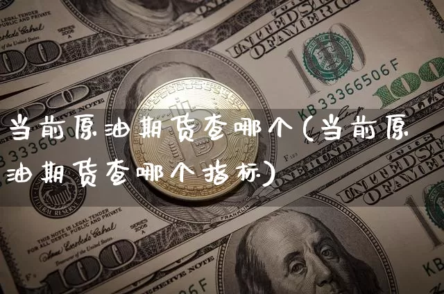 当前原油期货查哪个(当前原油期货查哪个指标)_https://www.tuogunzhijia.com_国际期货_第1张