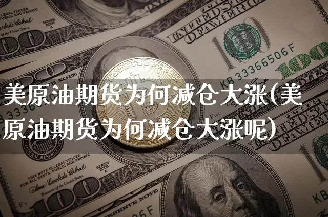 美原油期货为何减仓大涨(美原油期货为何减仓大涨呢)_https://www.tuogunzhijia.com_黄金期货_第1张