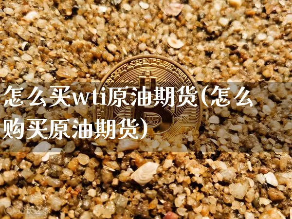 怎么买wti原油期货(怎么购买原油期货)_https://www.tuogunzhijia.com_原油期货_第1张