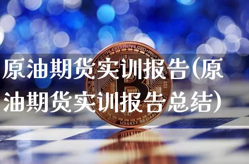 原油期货实训报告(原油期货实训报告总结)_https://www.tuogunzhijia.com_恒指期货_第1张