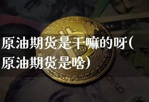 原油期货是干嘛的呀(原油期货是啥)_https://www.tuogunzhijia.com_纳指期货_第1张