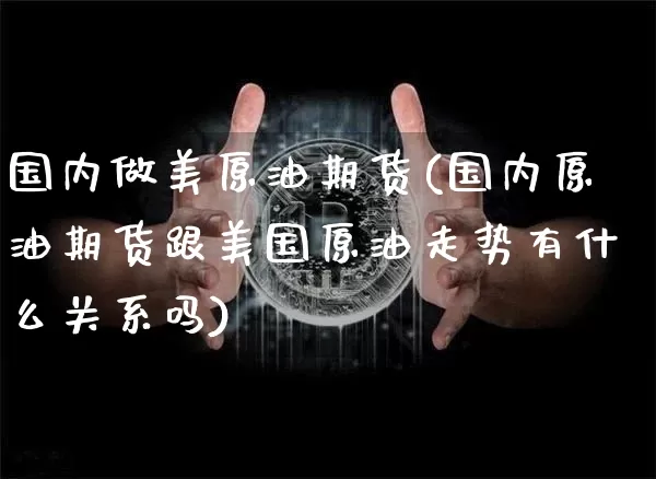 国内做美原油期货(国内原油期货跟美国原油走势有什么关系吗)_https://www.tuogunzhijia.com_原油期货_第1张