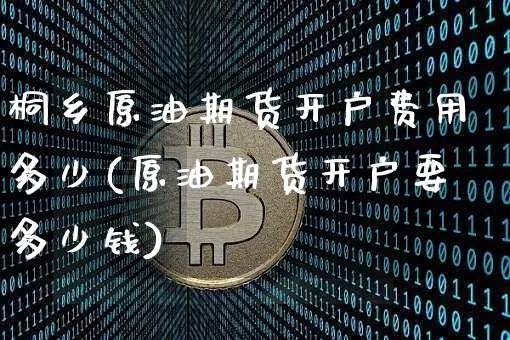 桐乡原油期货开户费用多少(原油期货开户要多少钱)_https://www.tuogunzhijia.com_纳指期货_第1张
