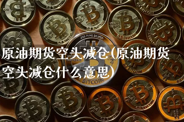 原油期货空头减仓(原油期货空头减仓什么意思)_https://www.tuogunzhijia.com_原油期货_第1张