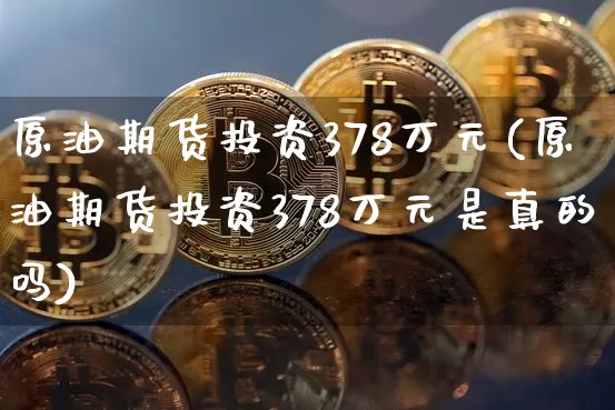 原油期货投资378万元(原油期货投资378万元是真的吗)_https://www.tuogunzhijia.com_原油期货_第1张