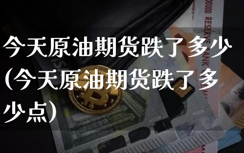 今天原油期货跌了多少(今天原油期货跌了多少点)_https://www.tuogunzhijia.com_恒指期货_第1张