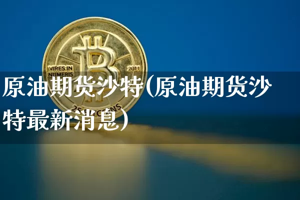 原油期货沙特(原油期货沙特最新消息)_https://www.tuogunzhijia.com_恒指期货_第1张
