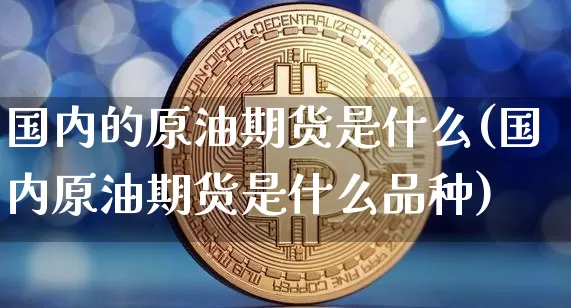 国内的原油期货是什么(国内原油期货是什么品种)_https://www.tuogunzhijia.com_道指期货_第1张