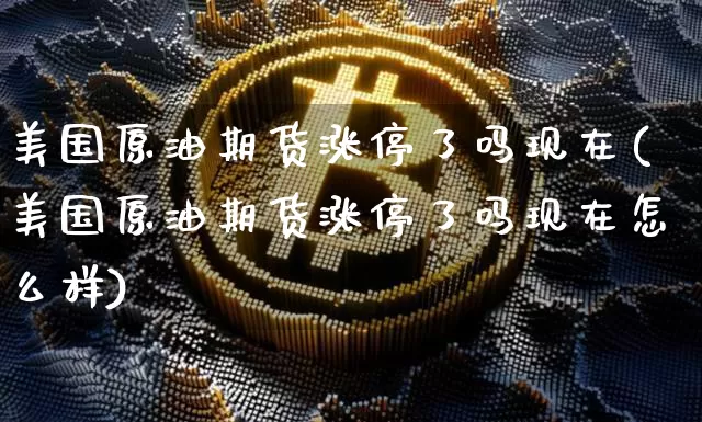 美国原油期货涨停了吗现在(美国原油期货涨停了吗现在怎么样)_https://www.tuogunzhijia.com_国际期货_第1张