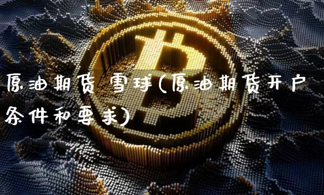 原油期货 雪球(原油期货开户条件和要求)_https://www.tuogunzhijia.com_恒指期货_第1张