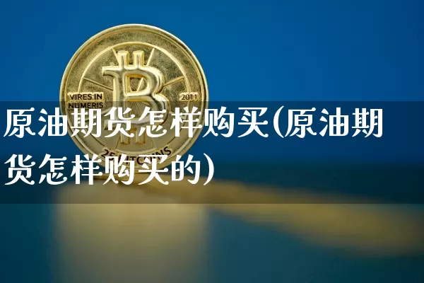 原油期货怎样购买(原油期货怎样购买的)_https://www.tuogunzhijia.com_内盘期货_第1张