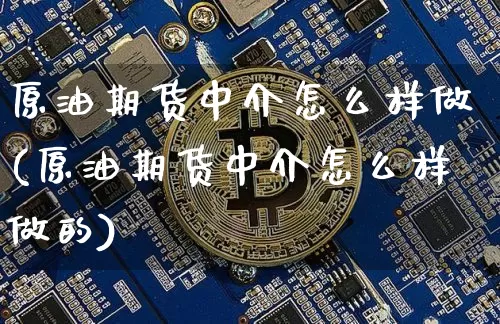 原油期货中介怎么样做(原油期货中介怎么样做的)_https://www.tuogunzhijia.com_黄金期货_第1张