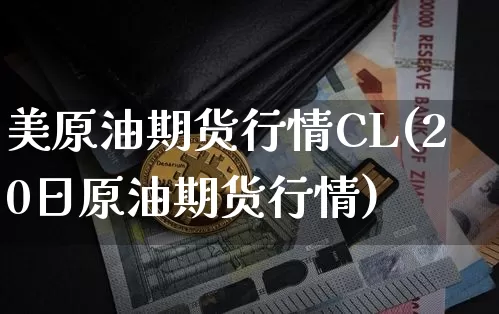 美原油期货行情CL(20日原油期货行情)_https://www.tuogunzhijia.com_内盘期货_第1张