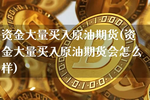 资金大量买入原油期货(资金大量买入原油期货会怎么样)_https://www.tuogunzhijia.com_原油期货_第1张