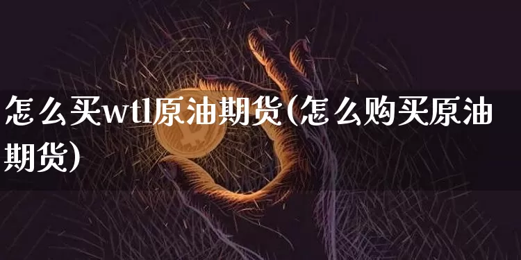 怎么买wtl原油期货(怎么购买原油期货)_https://www.tuogunzhijia.com_原油期货_第1张