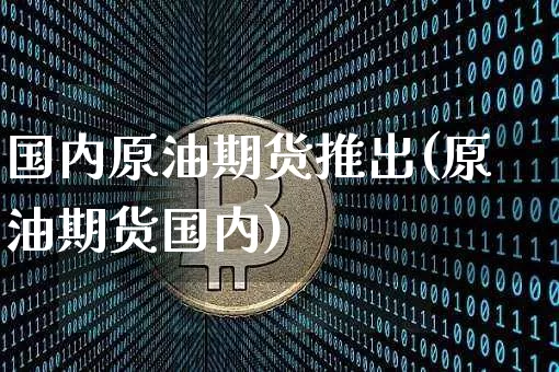 国内原油期货推出(原油期货国内)_https://www.tuogunzhijia.com_道指期货_第1张