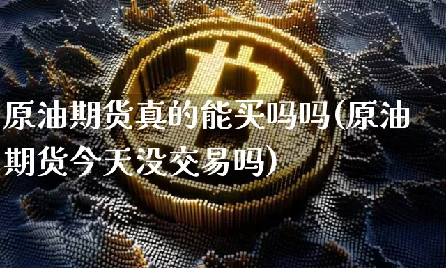 原油期货真的能买吗吗(原油期货今天没交易吗)_https://www.tuogunzhijia.com_黄金期货_第1张