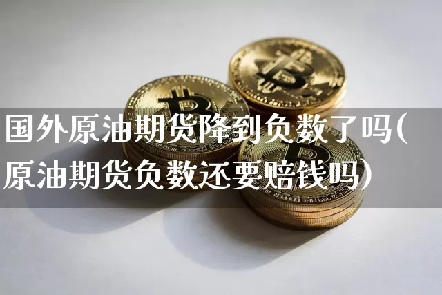 国外原油期货降到负数了吗(原油期货负数还要赔钱吗)_https://www.tuogunzhijia.com_内盘期货_第1张