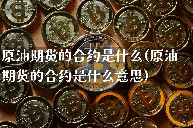 原油期货的合约是什么(原油期货的合约是什么意思)_https://www.tuogunzhijia.com_黄金期货_第1张
