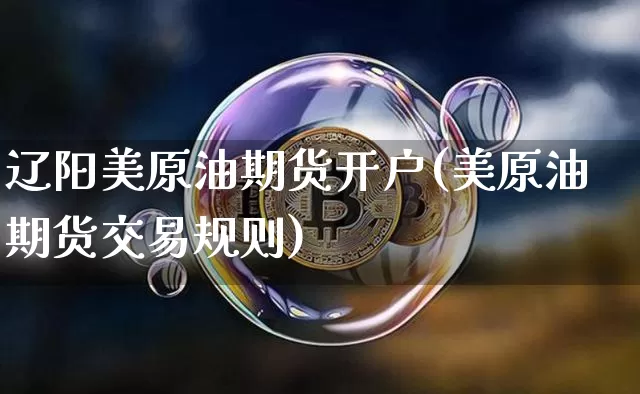 辽阳美原油期货开户(美原油期货交易规则)_https://www.tuogunzhijia.com_纳指期货_第1张