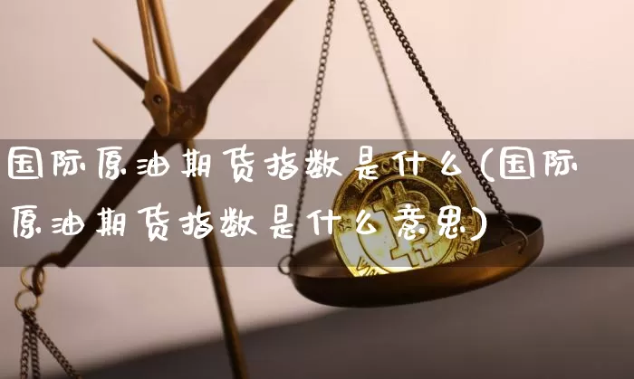 国际原油期货指数是什么(国际原油期货指数是什么意思)_https://www.tuogunzhijia.com_原油期货_第1张