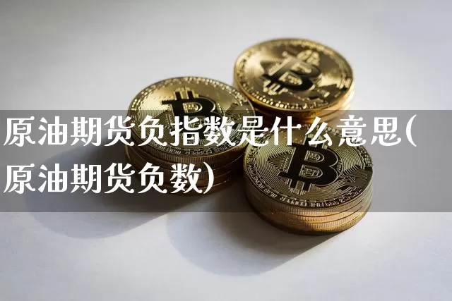 原油期货负指数是什么意思(原油期货负数)_https://www.tuogunzhijia.com_国际期货_第1张