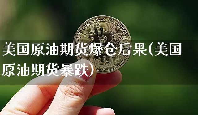 美国原油期货爆仓后果(美国原油期货暴跌)_https://www.tuogunzhijia.com_内盘期货_第1张