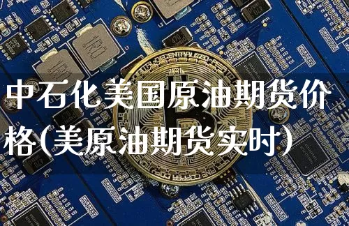 中石化美国原油期货价格(美原油期货实时)_https://www.tuogunzhijia.com_黄金期货_第1张