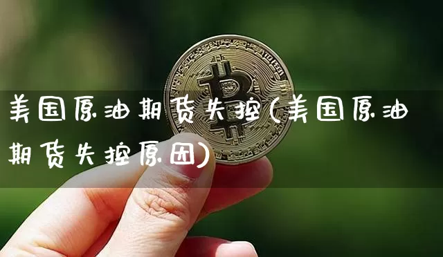 美国原油期货失控(美国原油期货失控原因)_https://www.tuogunzhijia.com_恒指期货_第1张