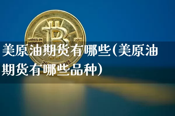 美原油期货有哪些(美原油期货有哪些品种)_https://www.tuogunzhijia.com_道指期货_第1张