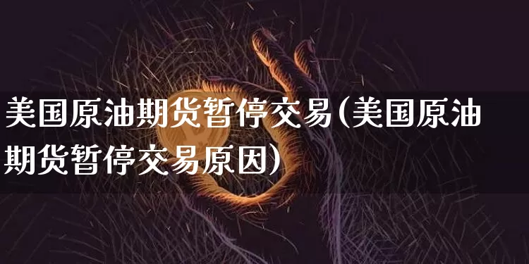 美国原油期货暂停交易(美国原油期货暂停交易原因)_https://www.tuogunzhijia.com_道指期货_第1张