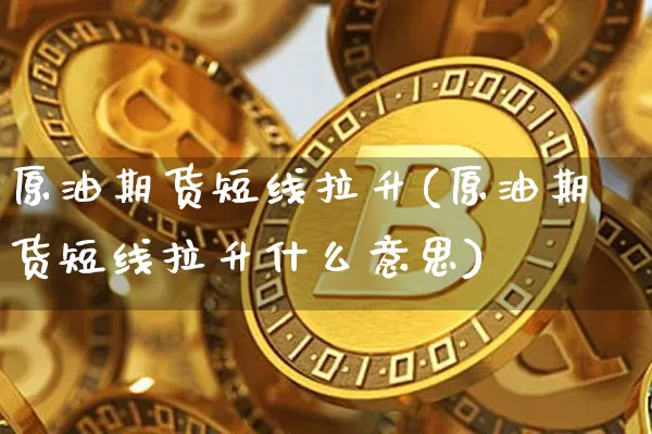 原油期货短线拉升(原油期货短线拉升什么意思)_https://www.tuogunzhijia.com_国际期货_第1张