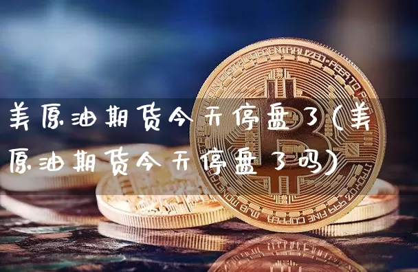 美原油期货今天停盘了(美原油期货今天停盘了吗)_https://www.tuogunzhijia.com_道指期货_第1张