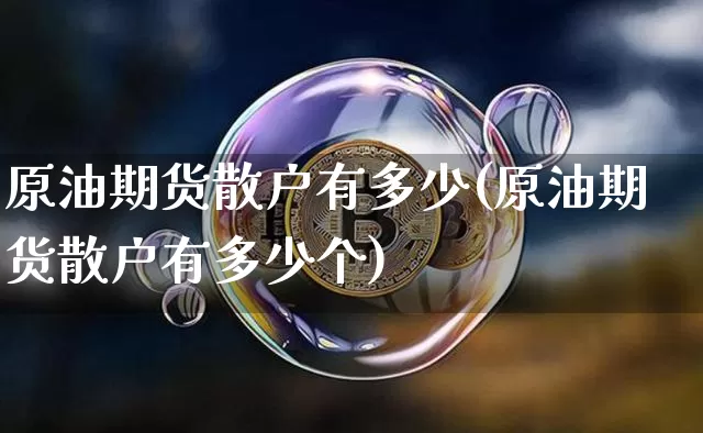 原油期货散户有多少(原油期货散户有多少个)_https://www.tuogunzhijia.com_内盘期货_第1张