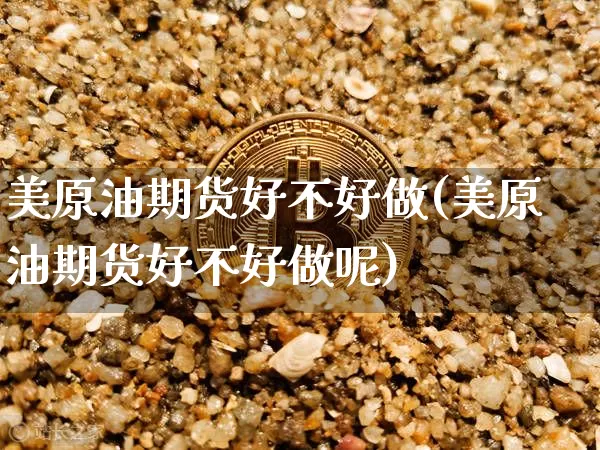 美原油期货好不好做(美原油期货好不好做呢)_https://www.tuogunzhijia.com_道指期货_第1张