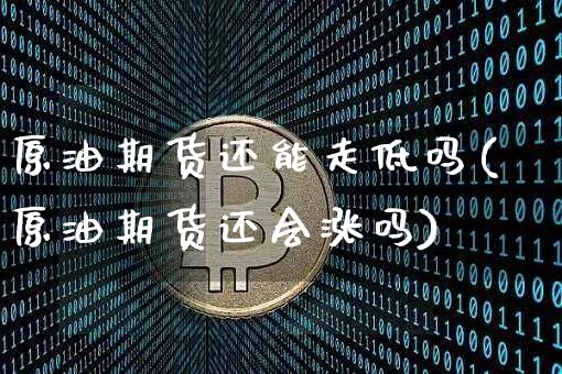 原油期货还能走低吗(原油期货还会涨吗)_https://www.tuogunzhijia.com_恒指期货_第1张