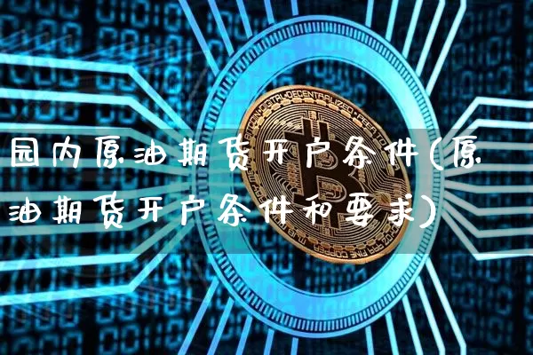 园内原油期货开户条件(原油期货开户条件和要求)_https://www.tuogunzhijia.com_恒指期货_第1张