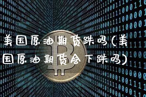美国原油期货跌吗(美国原油期货会下跌吗)_https://www.tuogunzhijia.com_纳指期货_第1张