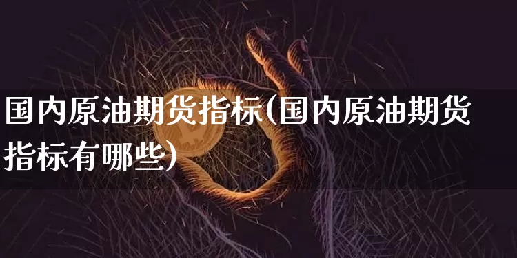 国内原油期货指标(国内原油期货指标有哪些)_https://www.tuogunzhijia.com_恒指期货_第1张