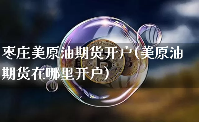 枣庄美原油期货开户(美原油期货在哪里开户)_https://www.tuogunzhijia.com_黄金期货_第1张