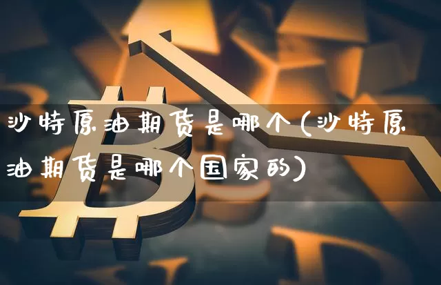 沙特原油期货是哪个(沙特原油期货是哪个国家的)_https://www.tuogunzhijia.com_道指期货_第1张