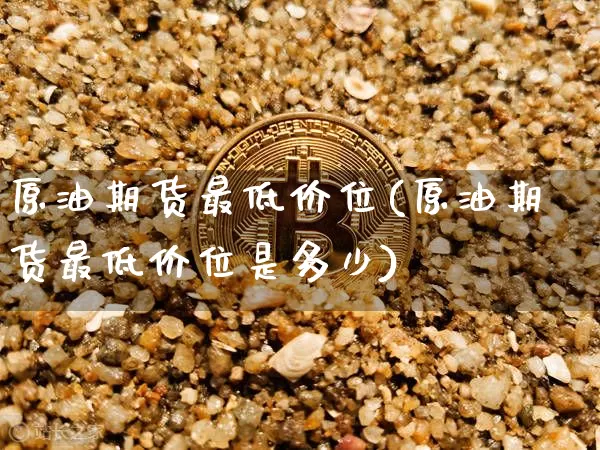 原油期货最低价位(原油期货最低价位是多少)_https://www.tuogunzhijia.com_国际期货_第1张