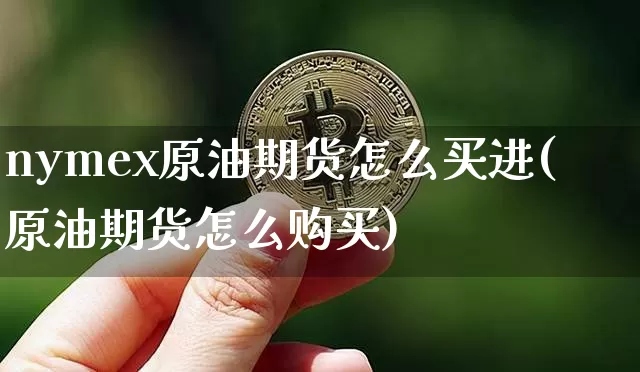 nymex原油期货怎么买进(原油期货怎么购买)_https://www.tuogunzhijia.com_黄金期货_第1张