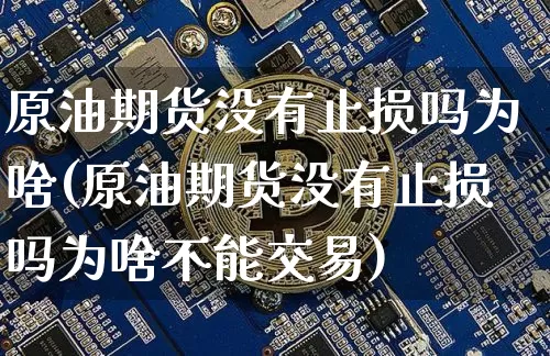 原油期货没有止损吗为啥(原油期货没有止损吗为啥不能交易)_https://www.tuogunzhijia.com_原油期货_第1张