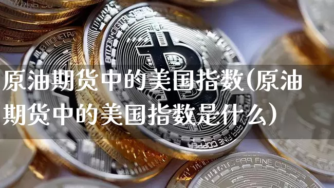 原油期货中的美国指数(原油期货中的美国指数是什么)_https://www.tuogunzhijia.com_纳指期货_第1张