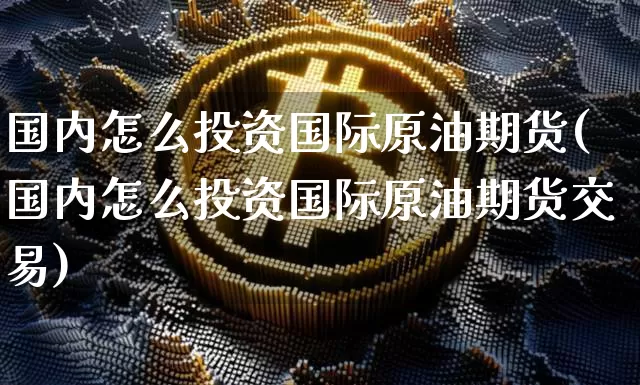 国内怎么投资国际原油期货(国内怎么投资国际原油期货交易)_https://www.tuogunzhijia.com_纳指期货_第1张